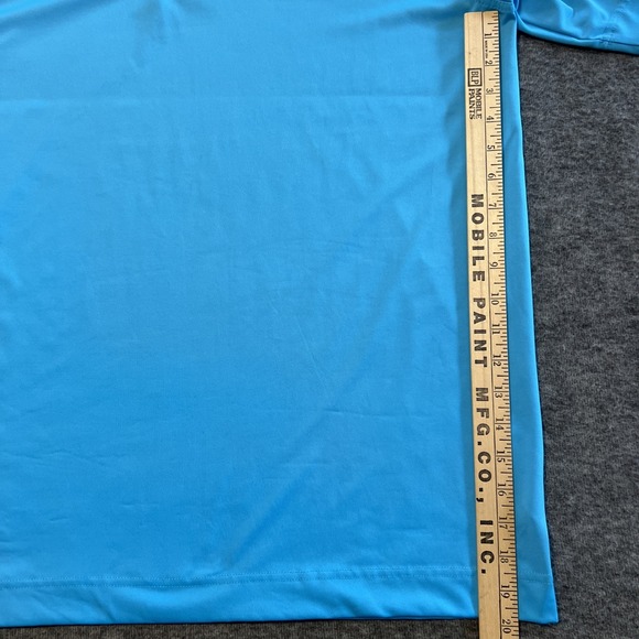 Cutter & Buck Polo Mens Large Blue CB DryTec Moisture Wicking Golf Ready To Wear - Picture 3 of 8